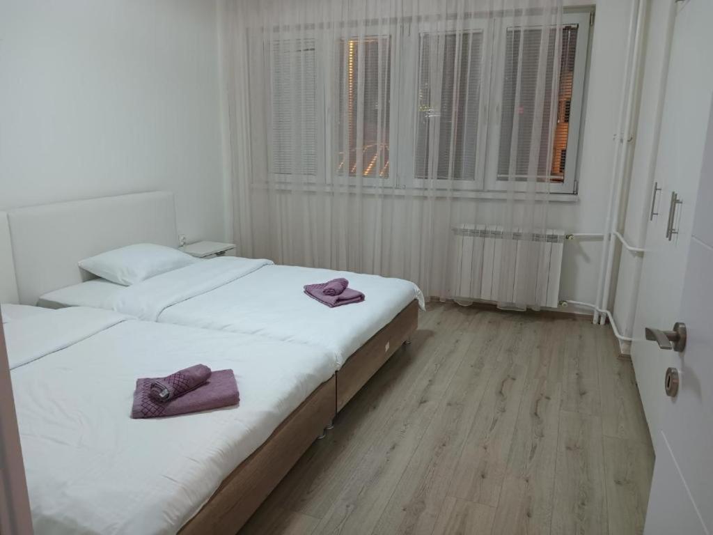 Lovely Square Apartment Purple Velvet 스코페 객실 사진